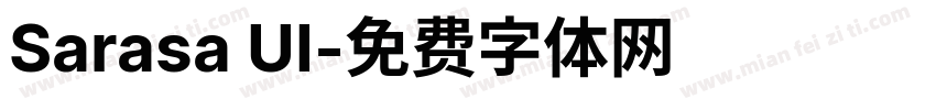 Sarasa UI字体转换